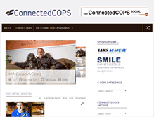 Tablet Screenshot of connectedcops.net